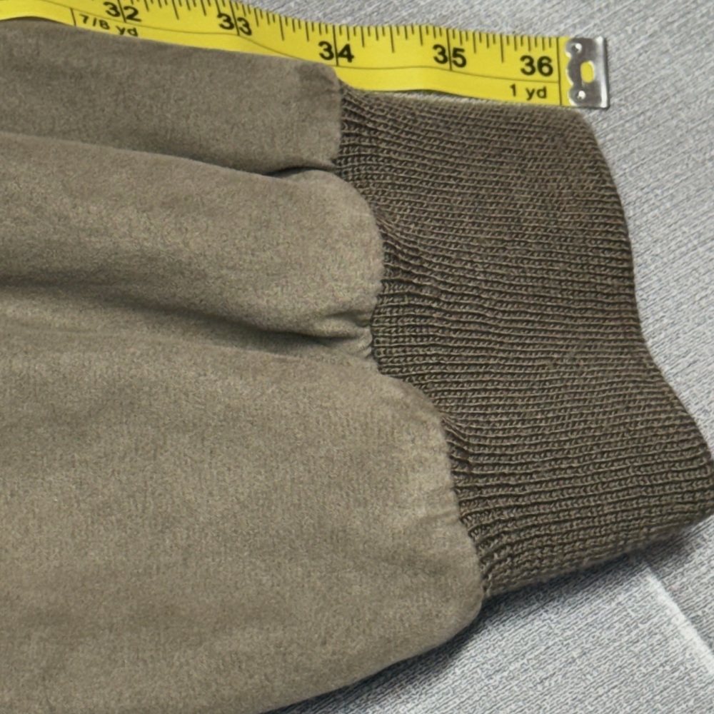 Weatherproof Snap Henley Jacket Mens XL Tan Fleece Trim - Picture 7 of 8
